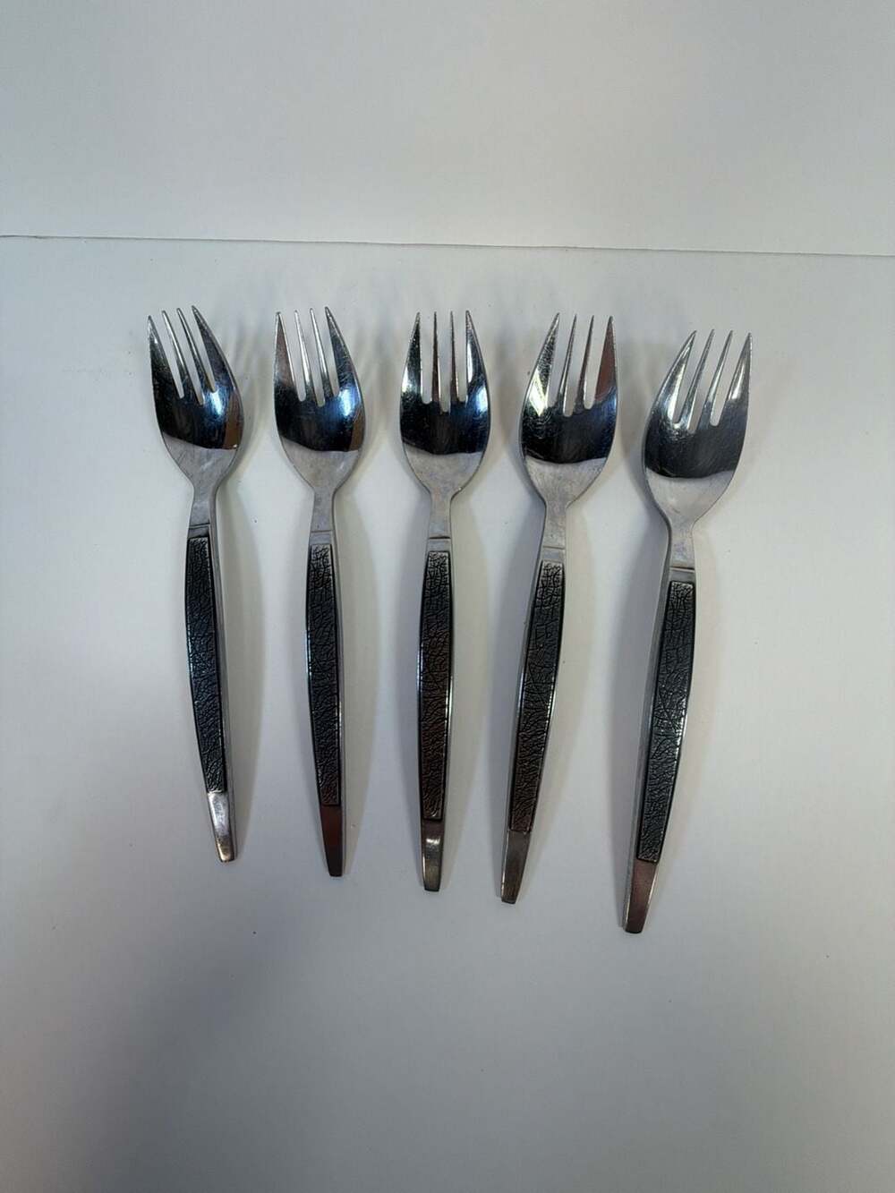 Set of 5 Arthur Salm ASF3 Dynasty Stainless Steel Sporks Japan MCM‎
